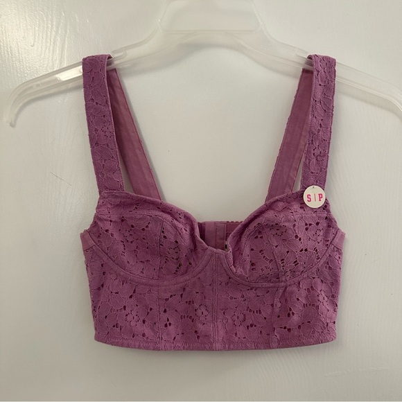 PINK Victoria's Secret Bustier Crop Top Size Small - Picture 1 of 9